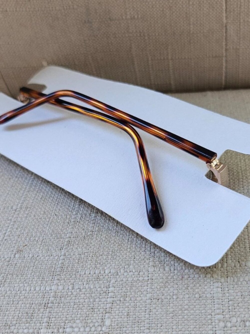 Anthony Martin Women Eyeglasses Frame Brown/Gold Tone Eyewear Glasses NWT - Picture 8 of 13